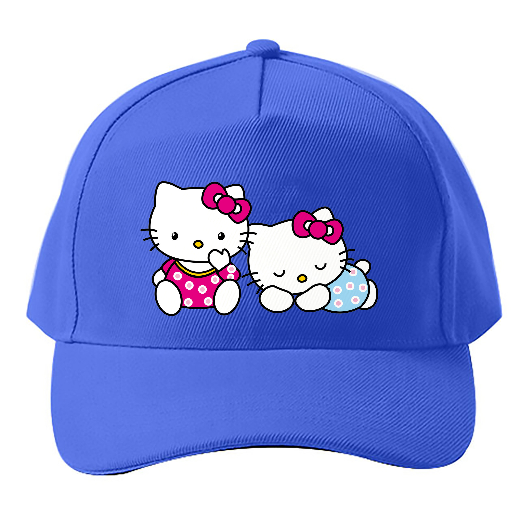 （画像用） Hello Kitty ハローキティ ベースボールキャップ 綿100％ 男女兼用 帽子 スポーツ